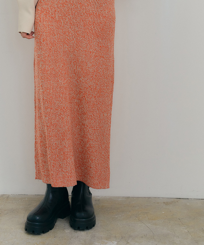 ミックスカラーニットタイトスカート通販｜レディースファッション 