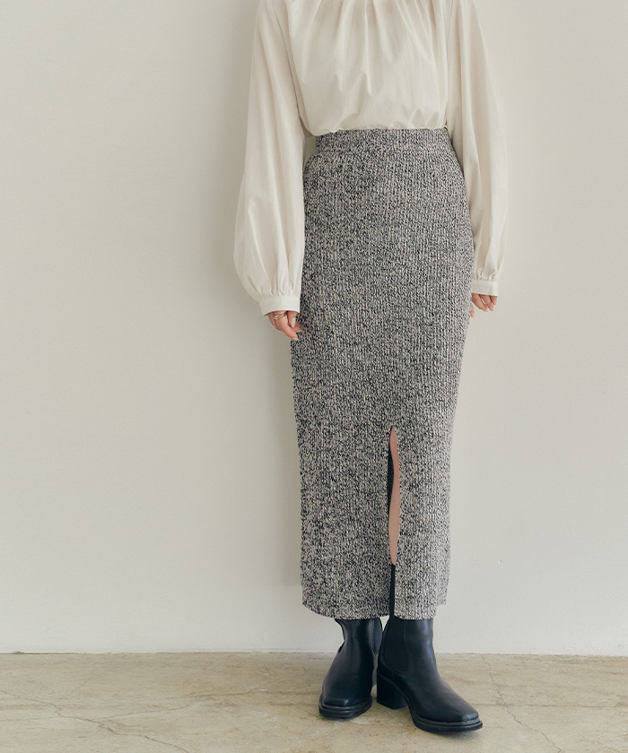 ミックスカラーニットタイトスカート通販｜レディースファッション 