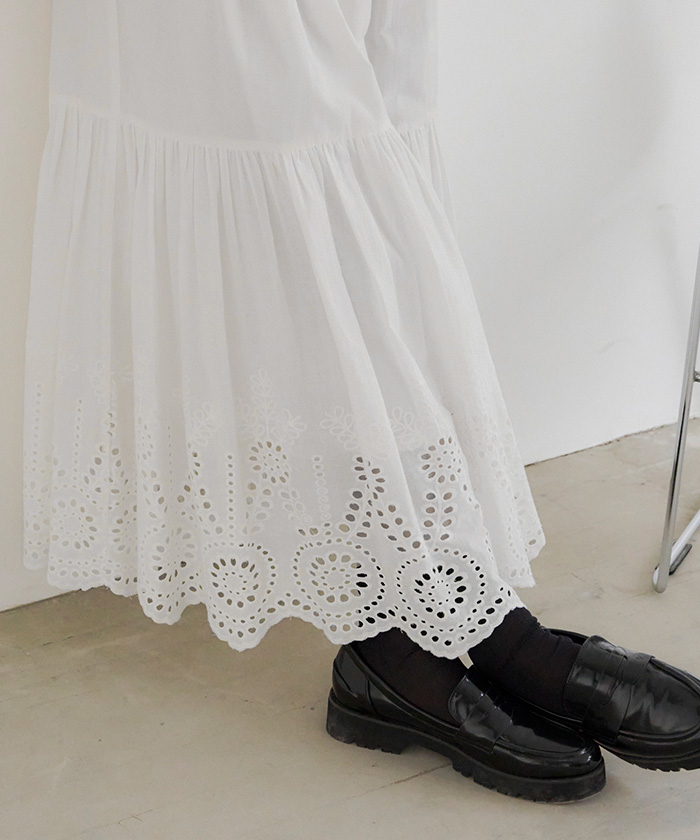 刺繍レースギャザースカート通販｜レディースファッション・洋服通販