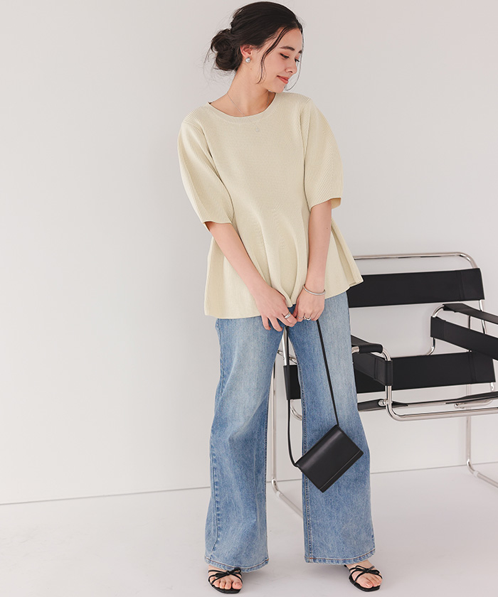 tシャツ フレアデザイントップス レディース フレアデザインニットトップス通販｜レディースファッション・20