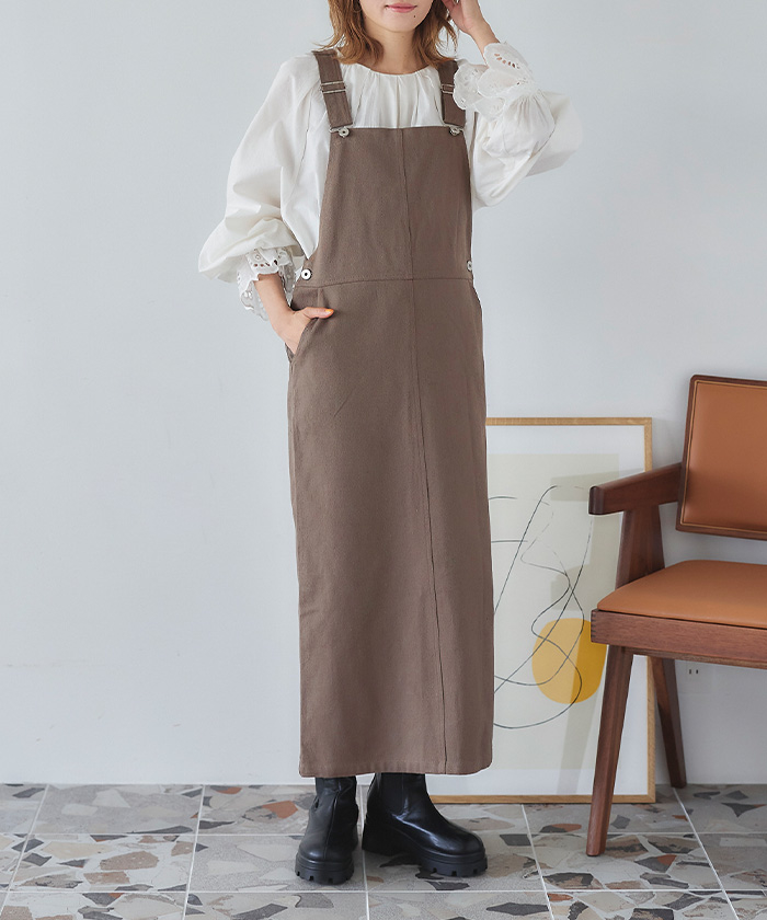 Iラインサロペット/ジャンパースカート通販｜レディースファッション