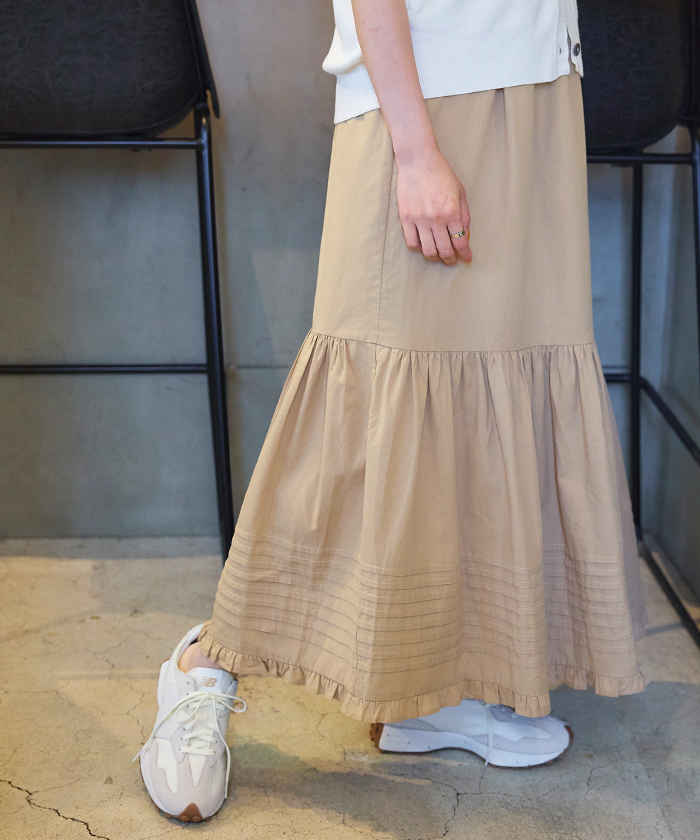 タックデザインギャザースカート通販｜レディースファッション・洋服