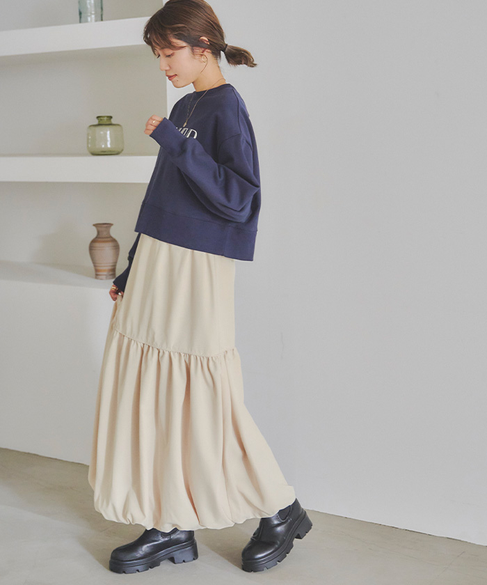 ティアードバルーンスカート通販｜レディースファッション・洋服