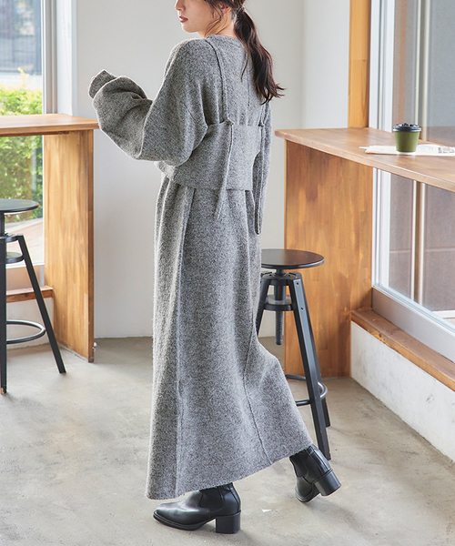 kishidamiki 18aw ハーフビスチェ•ワンピース セット