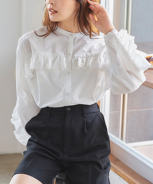 HOWDY. furifuri blouse(BK) HOWDY ハウディ