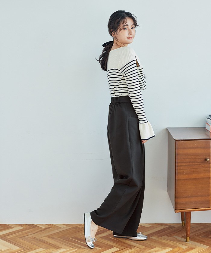VIVIENNE TAM チャイナ 虎 鮮やか パワーネット ワイド パンツ