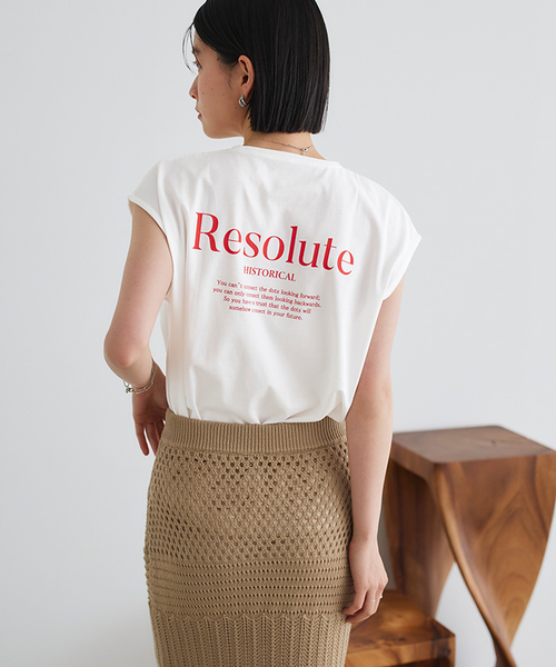 バックロゴフレンチスリーブTシャツ【メール便可／100】通販