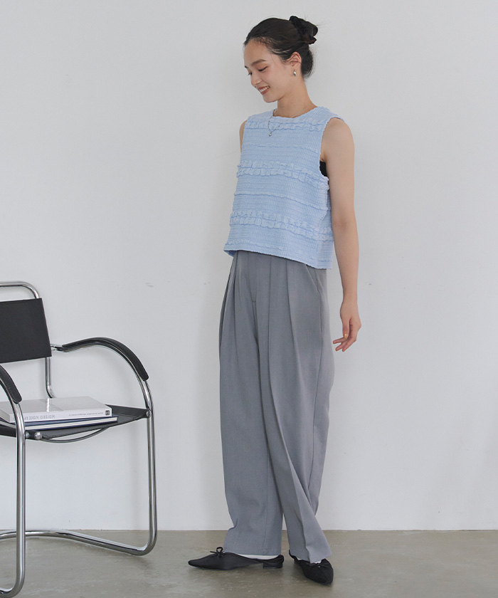 ⭐︎komomo⭐︎美品！Ballsey ホワイト ノースリーブベスト COS ホワイト ノースリーブベスト - メルカリ