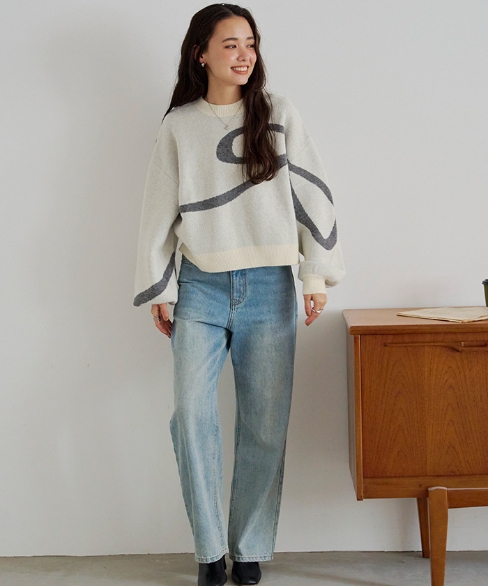 アルパカタッチリボンニット通販｜レディースファッション・洋服