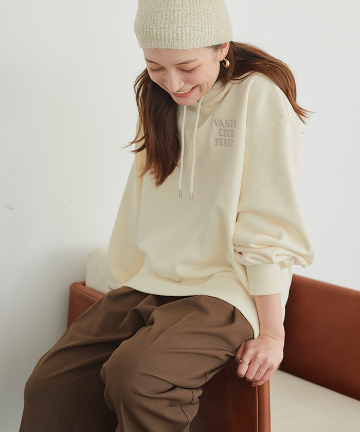 刺繍ロゴフード付スウェット通販｜レディースファッション・洋服