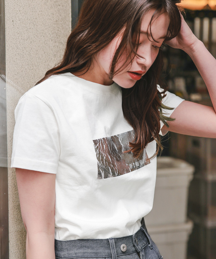 タグ付き美品】PATOU パトゥ ロゴ入り ホワイト 半袖Tシャツ