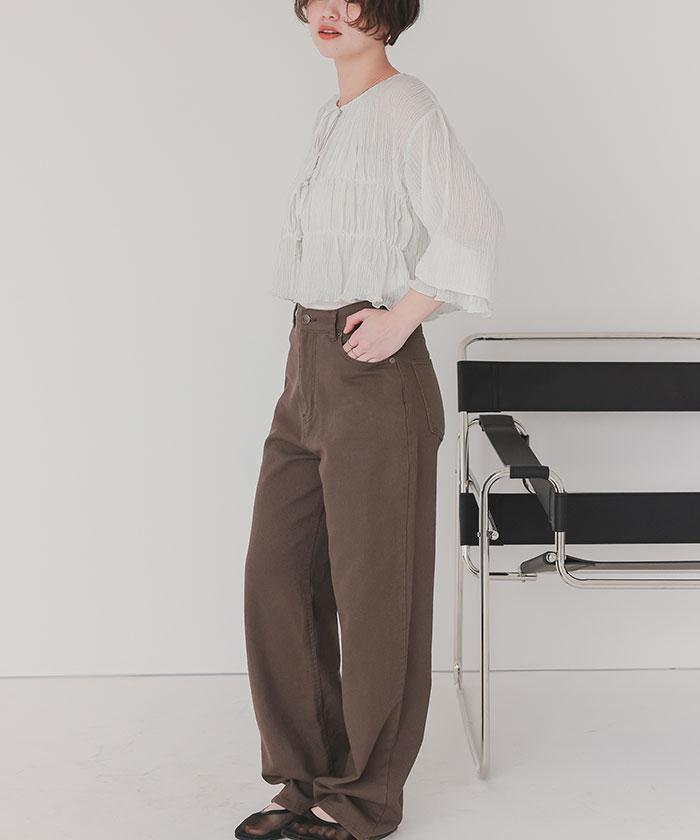 前後2wayリボンシャーリングショートカーディガン通販