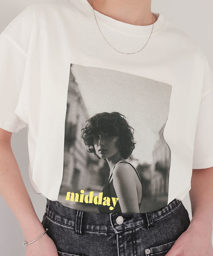 オーバーサイズフォトTシャツ【メール便可／100】通販
