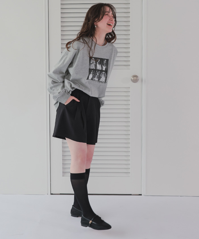 ラグスタイル LUXSTYLE バックフォトルーズロンT/ロンT メンズ