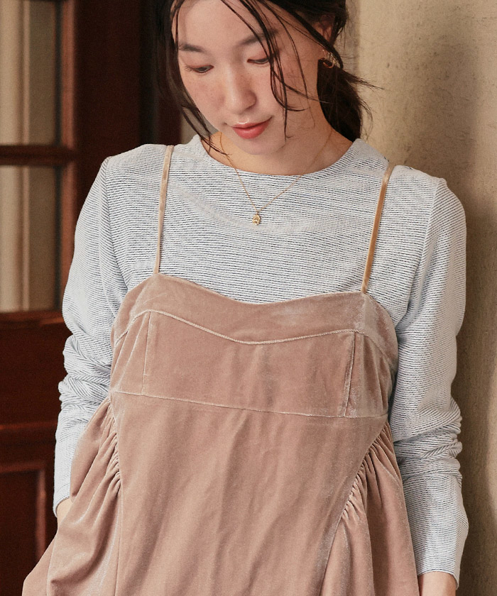 トップス TTT キーネックカットソーコンパクトトップス通販｜レディース