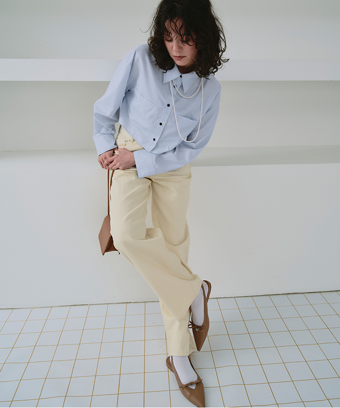 ハイク 未使用 クロップド ロンT 新品