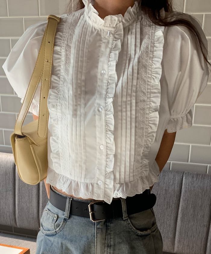 【新品】DESIGNWORKS BEAUVET ホワイトレースフリルブラウス 楽天市場】【最大10％offクーポン&ポイント2倍】レースブラウス