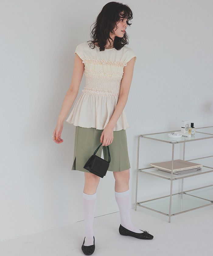 d.i.a.ベージュショーパン ショートパンツ | レディースファッション通販 - DHOLIC