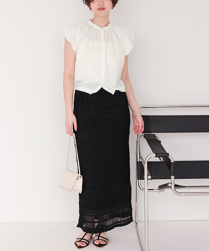 todayful  パフショルダーブラウス  パワーショルダー TODAYFUL/トゥデイフル】Puffshoulder Compact Shirts/パフ