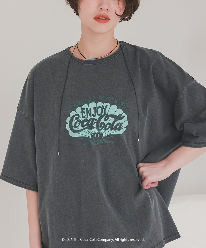 tシャツ コカ・コーラ オーバーサイズTシャツ レディース コカ・コーラ オーバーサイズTシャツ【メール便可／100】通販