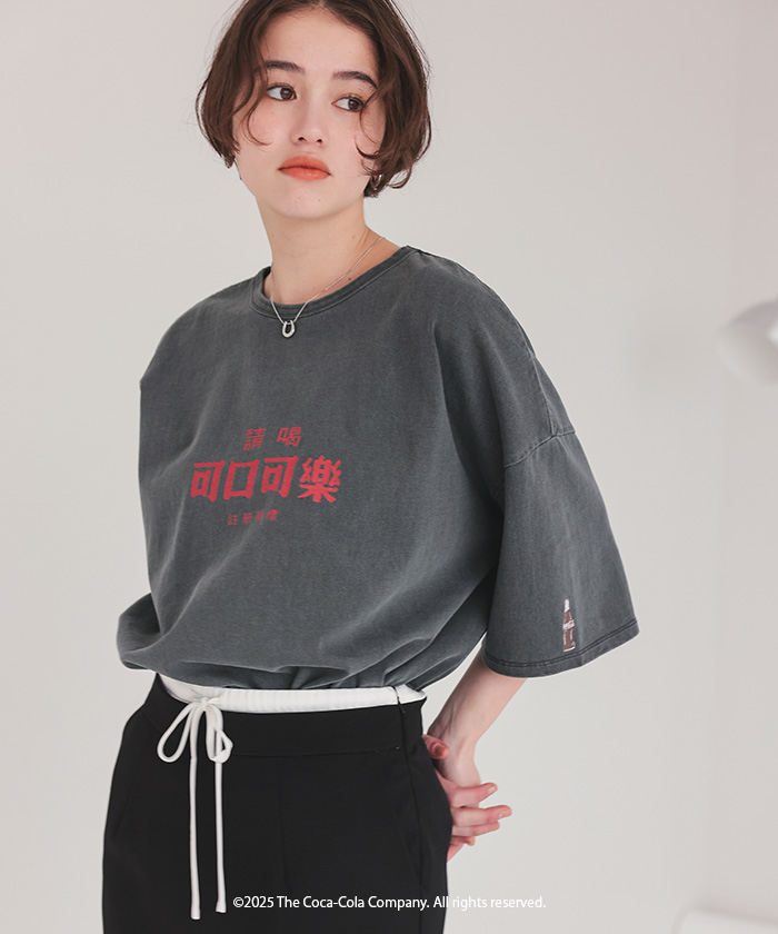 tシャツ コカ・コーラ オーバーサイズTシャツ レディース コカ・コーラ オーバーサイズTシャツ【メール便可／100】通販