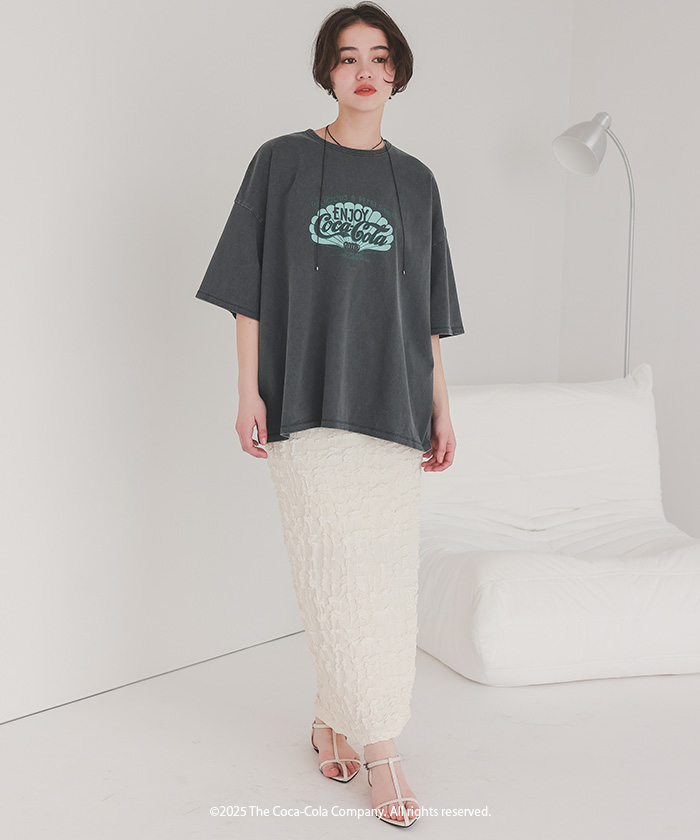 tシャツ コカ・コーラ オーバーサイズTシャツ レディース コカ・コーラ オーバーサイズTシャツ【メール便可／100】通販