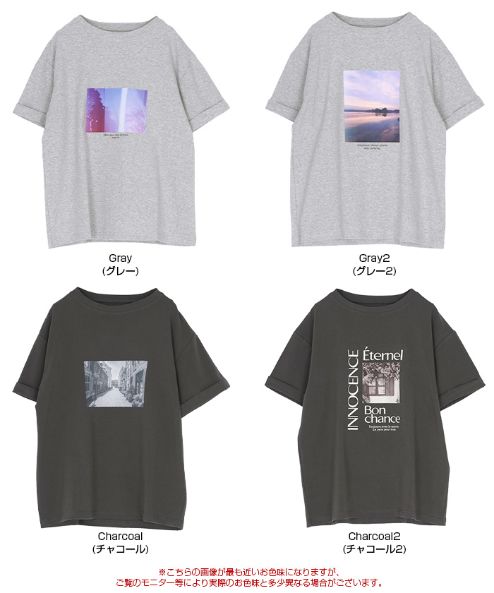 フォトプリントTシャツ【メール便可／90】通販｜レディース