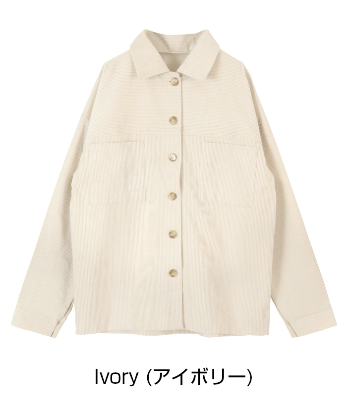 コーデュロイ シャツ ジャケット ティティベイト