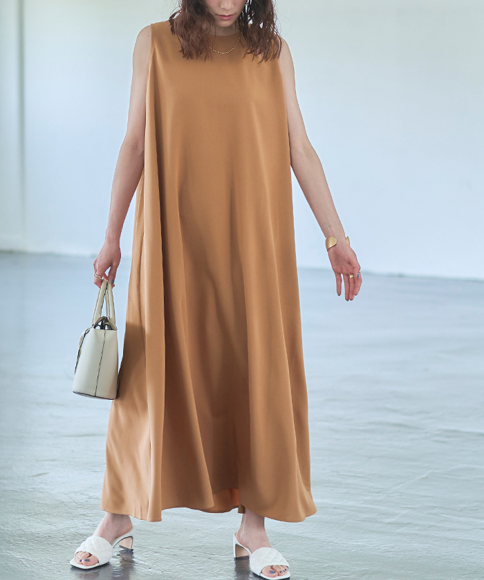 ノースリーブフレアワンピース メール便可 80 通販 レディースファッション 洋服通販 Titivate ティティベイト