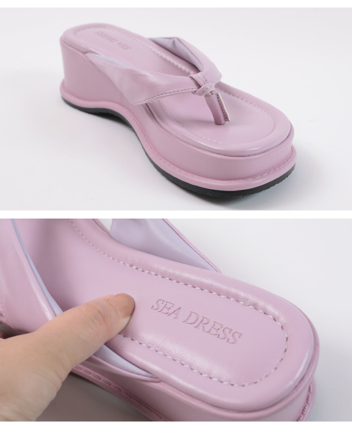 厚底クッショントングサンダル【SEADRESS シードレス】通販