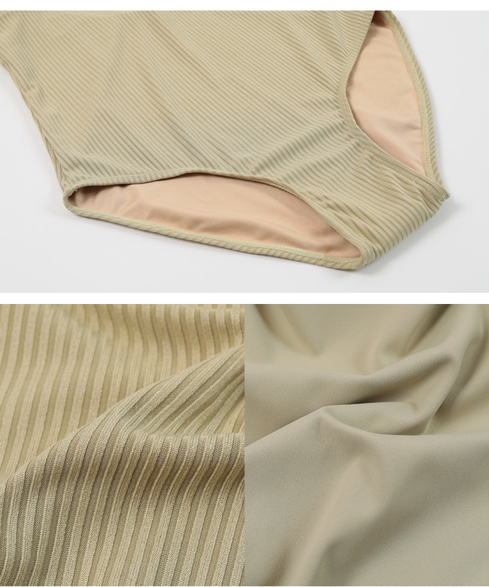 バックオープンパフスリーブワンピース/水着【SEADRESS バックオープンパフスリーブワンピース/水着【SEADRESS