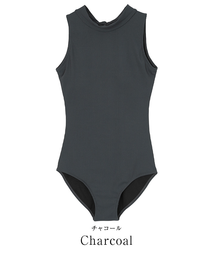 ハイネックバックリボンワンピース/水着【SEADRESS シードレス