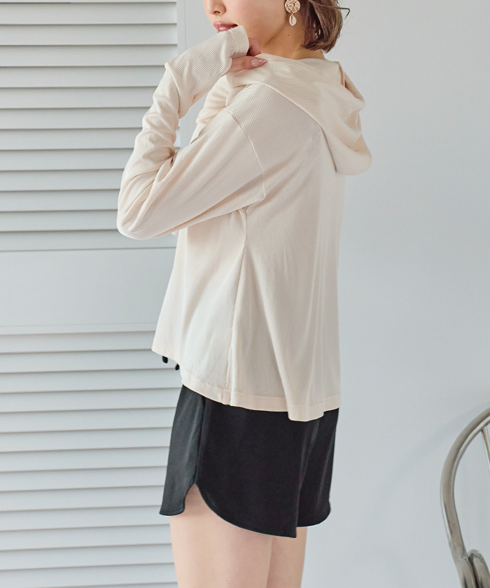フード付トップスラッシュガードセットアップ【SEADRESS