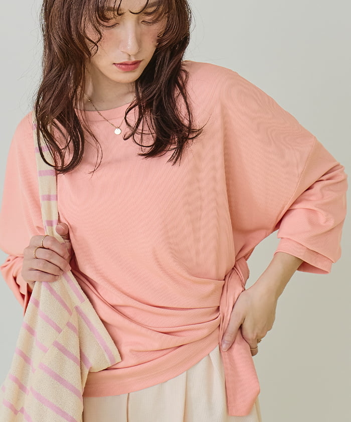 PLAGE サイドスリット トップ/単品 半袖 ラッシュガード PLAGE サイドスリット トップ/単品 半袖 ラッシュガード