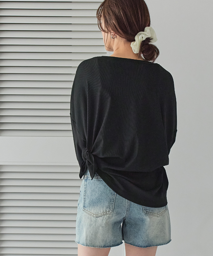 PLAGE サイドスリット トップ/単品 半袖 ラッシュガード PLAGE サイドスリット トップ/単品 半袖 ラッシュガード
