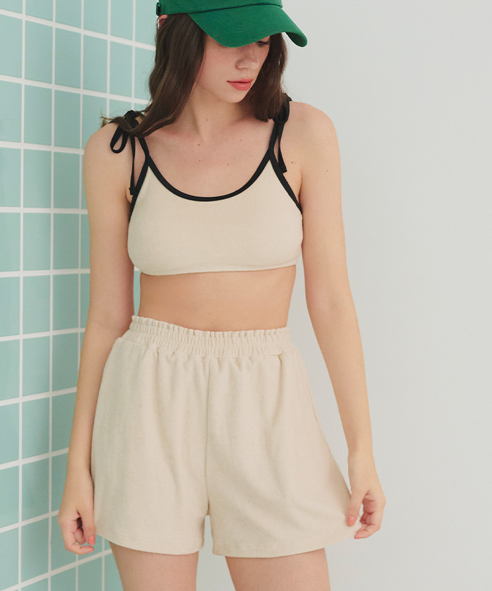 DIESEL ディーゼル ショートパンツ ボンディングフレアショート