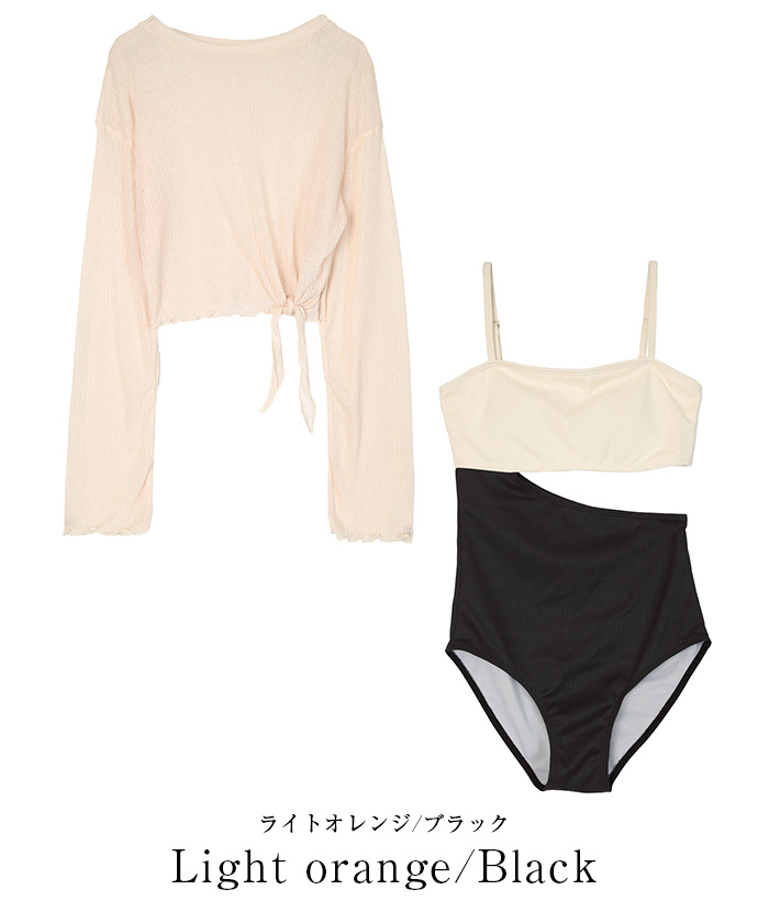トップス付サイドオープンデザインワンピース/水着【SEADRESS
