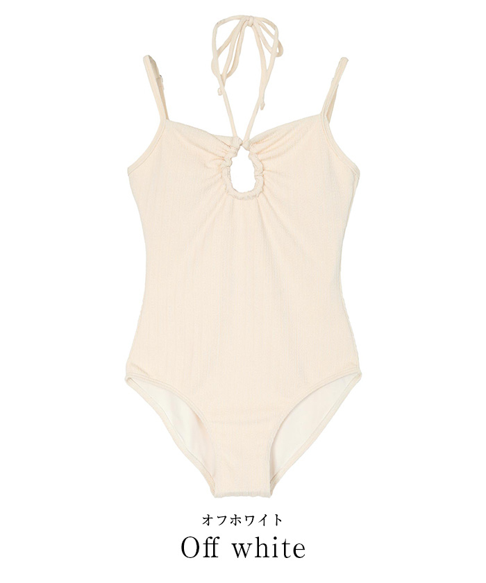 フロントホールデザインワンピース/水着【SEADRESS シードレス