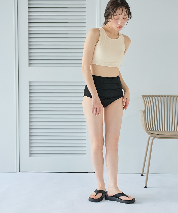 4点セット/半袖Tシャツ×ショートパンツ×ビキニ/水着【SEADRESS