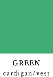 GREEN cardigan/vest